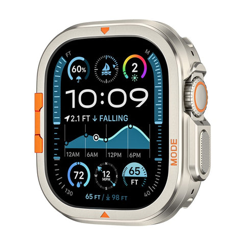 For Apple Watch Ultra 3 / Ultra 2 / Ultra 49mm Protective Case Drop Proof Metal + PC Watch Case Cover