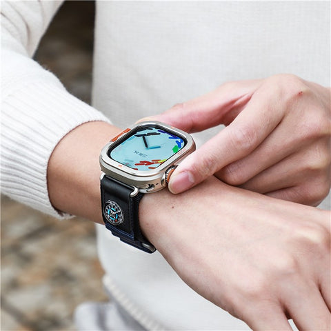 For Apple Watch Ultra 3 / Ultra 2 / Ultra 49mm Protective Case Drop Proof Metal + PC Watch Case Cover