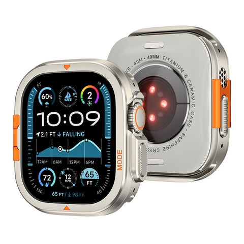 For Apple Watch Ultra 3 / Ultra 2 / Ultra 49mm Protective Case Drop Proof Metal + PC Watch Case Cover