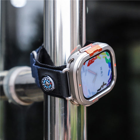 For Apple Watch Ultra 3 / Ultra 2 / Ultra 49mm Protective Case Drop Proof Metal + PC Watch Case Cover
