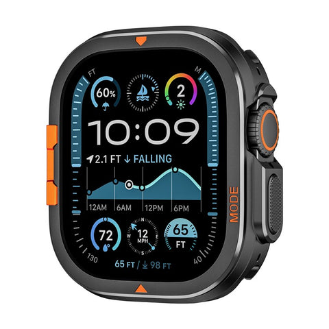For Apple Watch Ultra 3 / Ultra 2 / Ultra 49mm Protective Case Drop Proof Metal + PC Watch Case Cover