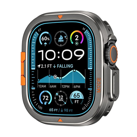 For Apple Watch Ultra 3 / Ultra 2 / Ultra 49mm Protective Case Drop Proof Metal + PC Watch Case Cover