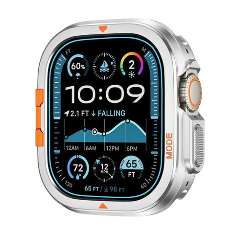 For Apple Watch Ultra 3 / Ultra 2 / Ultra 49mm Protective Case Drop Proof Metal + PC Watch Case Cover