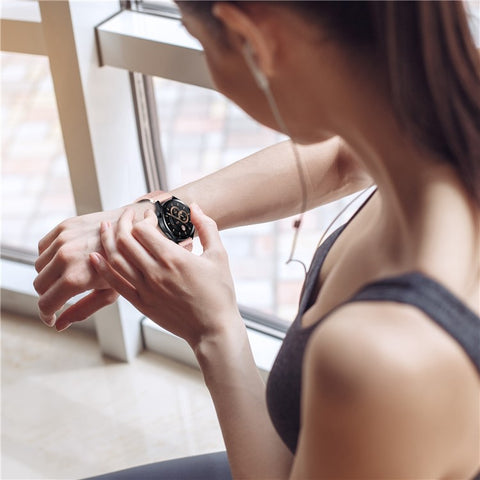 22mm Universal Wrist Strap Magnetic Buckle Nylon Braided Smart Watch Band