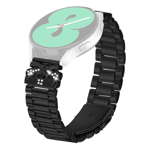 Replacement Strap for Huawei Watch GT 3 Pro 43mm Butterfly Rhinestones Decor Metal Watch Band