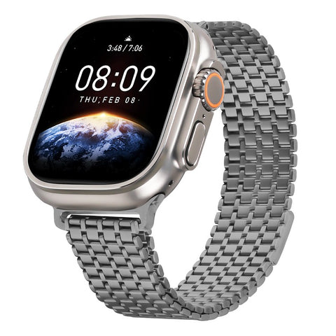 Watch Strap For Apple Watch Series 11 10 42mm / 9 8 7 41mm / SE3 SE2 SE 6 5 4 40mm / 3 2 1 38mm Bands Stainless Steel Magnetic Clasp Watchband