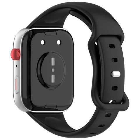 For Huawei Watch Fit 4 Watch Band Figure-8 Buckle Slim Silicone Adjustable Strap