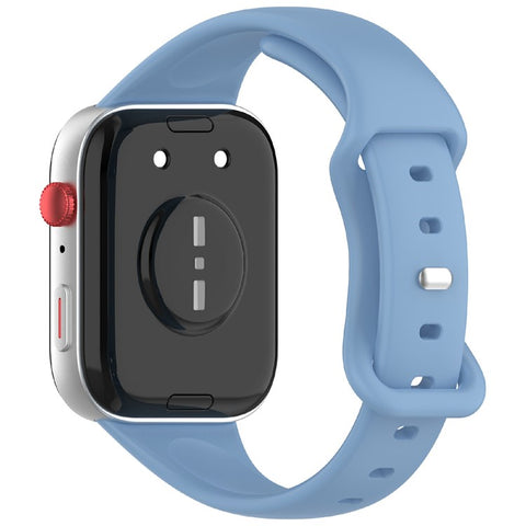 For Huawei Watch Fit 4 Watch Band Figure-8 Buckle Slim Silicone Adjustable Strap