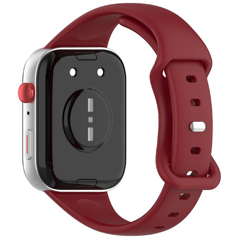 For Huawei Watch Fit 4 Watch Band Figure-8 Buckle Slim Silicone Adjustable Strap