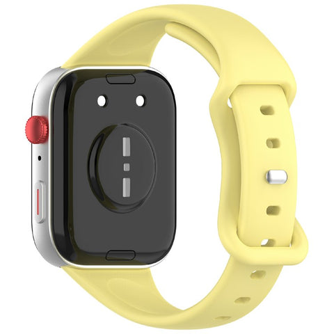 For Huawei Watch Fit 4 Watch Band Figure-8 Buckle Slim Silicone Adjustable Strap