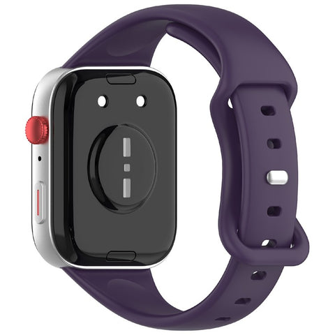 For Huawei Watch Fit 4 Watch Band Figure-8 Buckle Slim Silicone Adjustable Strap