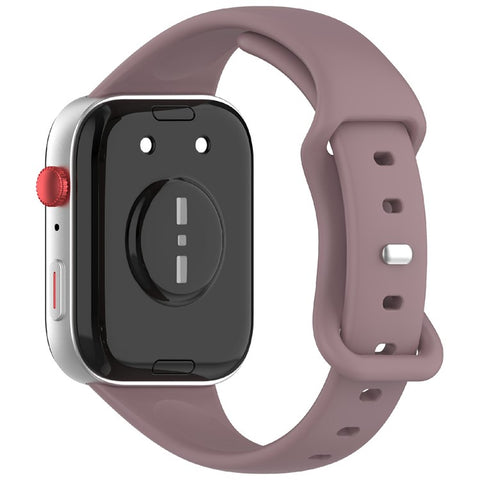 For Huawei Watch Fit 4 Watch Band Figure-8 Buckle Slim Silicone Adjustable Strap