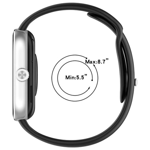 Watch Band For Xiaomi Smart Band 10 Pro / 9 Pro / 8 Pro / Redmi Watch 6 / 5 / 4 Reverse Buckle Silicone Wrist Strap