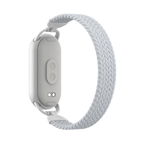 Wrist Strap for Xiaomi Smart Band 10 / 9 / 8 Nylon Woven Watch Band with Metal Connector, Size S