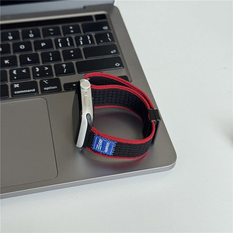 Replacement Strap for Apple Watch Ultra 3 2 1 49mm / Series 11 10 46mm / 9 8 7 45mm / SE3 SE2 SE 6 5 4 44mm / 3 2 1 42mm Magnetic Buckle Knitted Watch Band