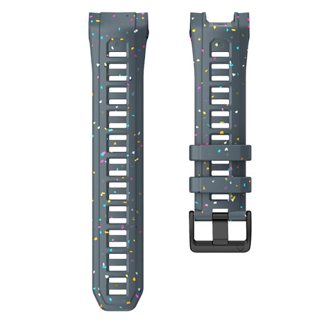 For Garmin Instinct 3 45mm Replacement Strap Color Confetti Design Silicone Watch Band