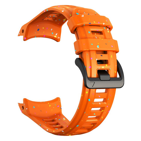 For Garmin Instinct 3 45mm Replacement Strap Color Confetti Design Silicone Watch Band