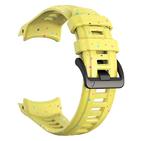 For Garmin Instinct 3 45mm Replacement Strap Color Confetti Design Silicone Watch Band