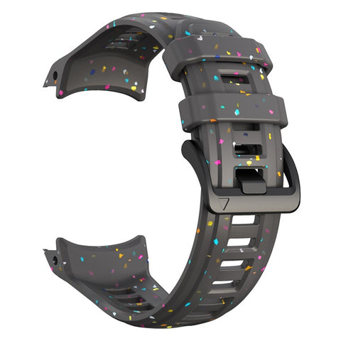 For Garmin Instinct 3 45mm Replacement Strap Color Confetti Design Silicone Watch Band