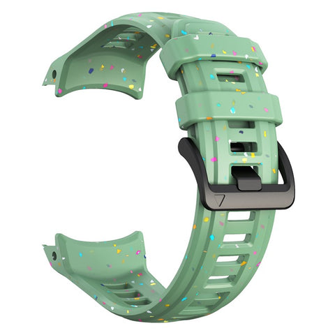 For Garmin Instinct 3 45mm Replacement Strap Color Confetti Design Silicone Watch Band