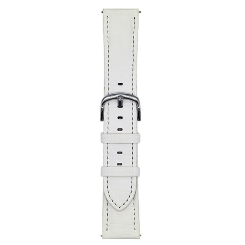 For Huawei Watch GT 5 46mm Plaid Texture Watch Band 22mm Adjustable Leather Wrist Strap