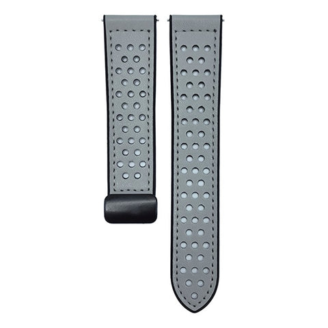 For Huawei Watch GT 5 41mm Watch Band 18mm Magnetic Buckle Perforated Silicone Strap
