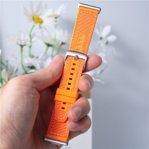 Adjustable Strap for Huawei Watch Fit 3 Silicone Nylon Watch Band