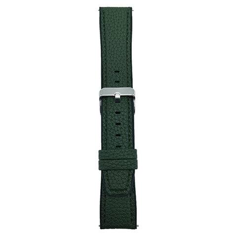 For Huawei Watch GT 5 41mm Watch Band 18mm Metal Buckle Litchi Texture Silicone Strap
