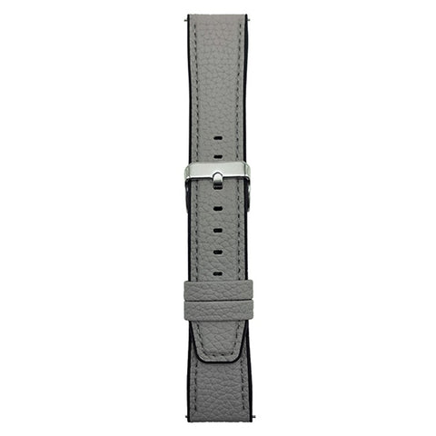 For Huawei Watch GT 5 41mm Watch Band 18mm Metal Buckle Litchi Texture Silicone Strap