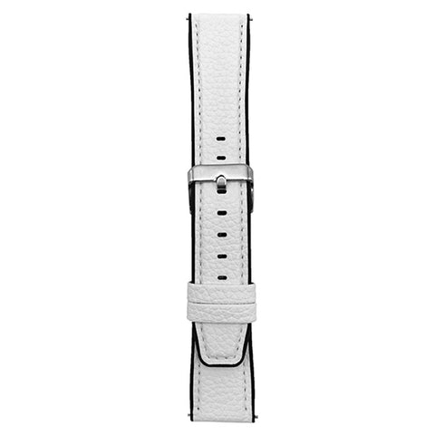 For Huawei Watch GT 5 41mm Watch Band 18mm Metal Buckle Litchi Texture Silicone Strap