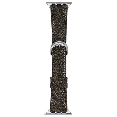 Adjustable Strap for Apple Watch Series 11 10 42mm / 9 8 7 41mm / SE3 SE2 SE 6 5 4 40mm / 3 2 1 38mm Glitter Leather Watch Band