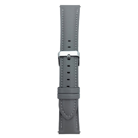 For Samsung Galaxy Watch7 44mm / 40mm Nappa Texture Watch Band 20mm Adjustable Leather Wrist Strap