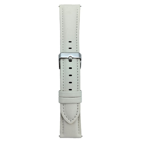 For Samsung Galaxy Watch7 44mm / 40mm Nappa Texture Watch Band 20mm Adjustable Leather Wrist Strap