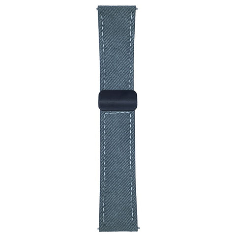 22mm Universal Watch Band For Huawei Watch GT 5 46mm Magnetic Buckle Leather Nylon Wrist Strap