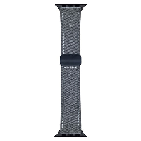 Watch Band For Apple Watch Ultra 3 2 1 49mm / Series 11 10 46mm / 9 8 7 45mm / SE3 SE2 SE 6 5 4 44mm / 3 2 1 42mm Magnetic Buckle Leather Nylon Wrist Strap
