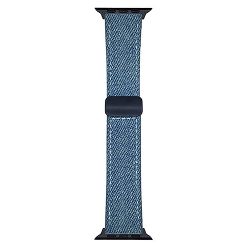 Watch Band For Apple Watch Ultra 3 2 1 49mm / Series 11 10 46mm / 9 8 7 45mm / SE3 SE2 SE 6 5 4 44mm / 3 2 1 42mm Magnetic Buckle Leather Nylon Wrist Strap
