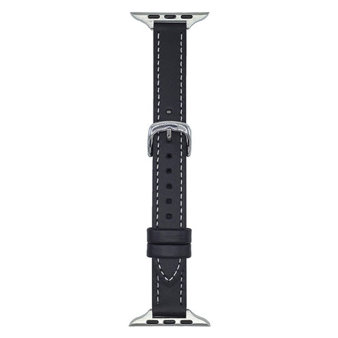 Genuine Lambskin Leather Bands For Apple Watch Series 11 10 42mm / 9 8 7 41mm / SE3 SE2 SE 6 5 4 40mm / 3 2 1 38mm Wrist Strap