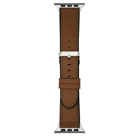 Watch Band For Apple Watch Ultra 3 2 1 49mm / Series 11 10 46mm / 9 8 7 45mm / SE3 SE2 SE 6 5 4 44mm / 3 2 1 42mm Silicone Leather Coated Wrist Strap
