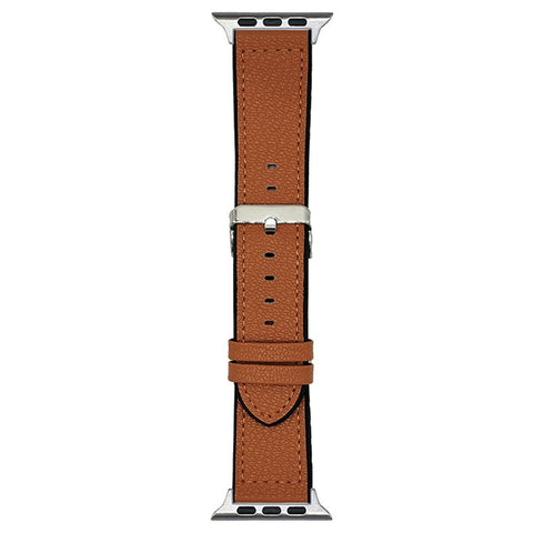 Watch Band For Apple Watch Ultra 3 2 1 49mm / Series 11 10 46mm / 9 8 7 45mm / SE3 SE2 SE 6 5 4 44mm / 3 2 1 42mm Silicone Leather Coated Wrist Strap