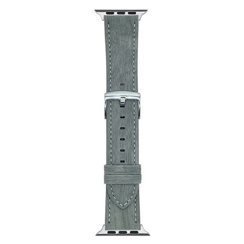 Wood Grain Leather Bands For Apple Watch Series 11 10 42mm / 9 8 7 41mm / SE3 SE2 SE 6 5 4 40mm / 3 2 1 38mm Watch Band Wrist Strap