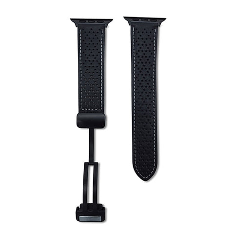 Replacement Strap for Apple Watch Ultra 3 2 1 49mm / Series 11 10 46mm / 9 8 7 45mm / SE3 SE2 SE 6 5 4 44mm / 3 2 1 42mm Magnetic Buckle Genuine Leather Watch Band