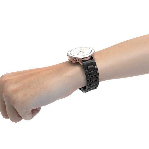 For Huawei Watch GT 5 41mm Watch Band 18mm Plastic Three-Bead Wrist Strap