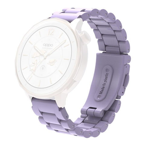 For Huawei Watch GT 5 41mm Watch Band 18mm Plastic Three-Bead Wrist Strap