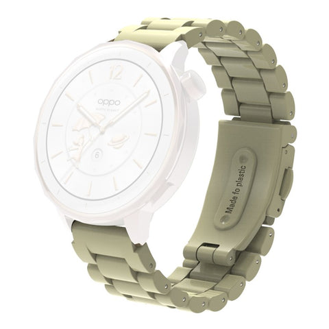 For Huawei Watch GT 5 41mm Watch Band 18mm Plastic Three-Bead Wrist Strap