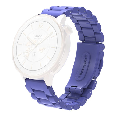 For Huawei Watch GT 5 41mm Watch Band 18mm Plastic Three-Bead Wrist Strap
