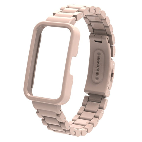 Watch Band For Huawei Band 10  /  9  /  8 Plastic Three-Bead Wrist Strap with Integrated Watch Case