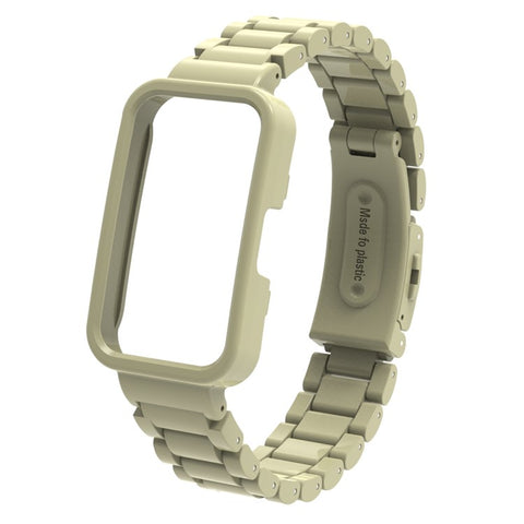 Watch Band For Huawei Band 10  /  9  /  8 Plastic Three-Bead Wrist Strap with Integrated Watch Case