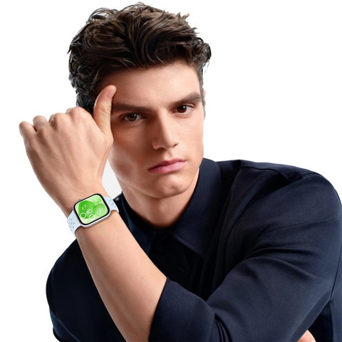 For Huawei Watch Fit 4  /  Fit 3 Watch Band Holes Design Silicone Wrist Strap