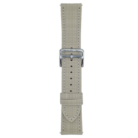 For Huawei Watch GT 5 41mm Watch Band 18mm Braided Checkered Pattern Leather Wrist Strap