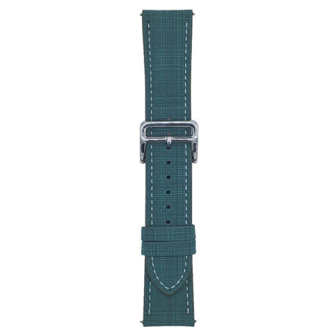 For Huawei Watch GT 5 41mm Watch Band 18mm Braided Checkered Pattern Leather Wrist Strap